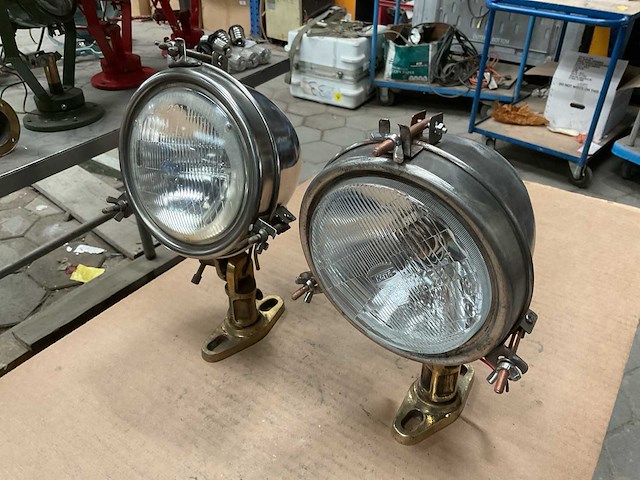 Vintage marine lamp (2x) - afbeelding 6 van  6
