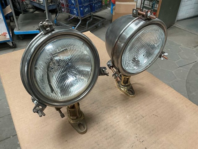 Vintage marine lamp (2x) - afbeelding 4 van  4