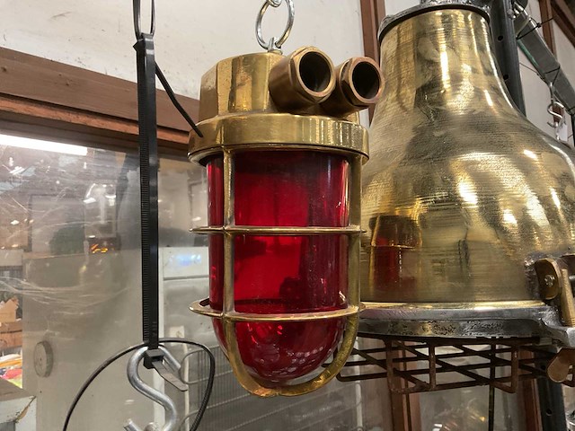 Vintage marine lamp - afbeelding 1 van  3