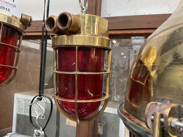 Vintage marine lamp - afbeelding 3 van  3