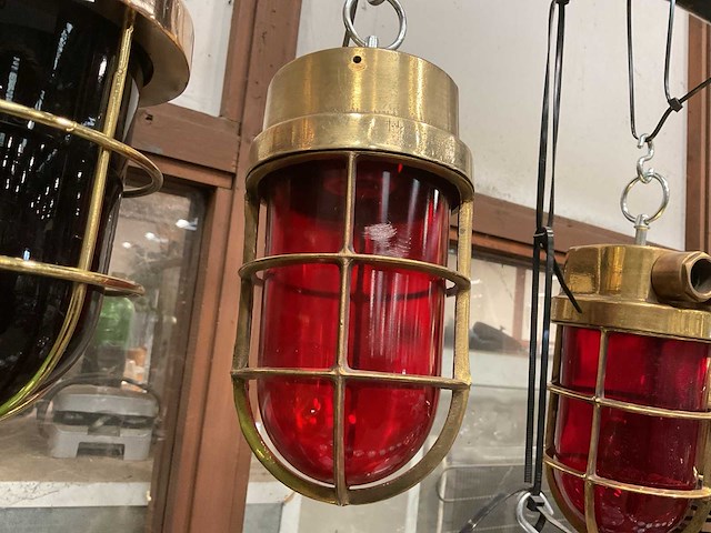 Vintage marine lamp - afbeelding 3 van  3