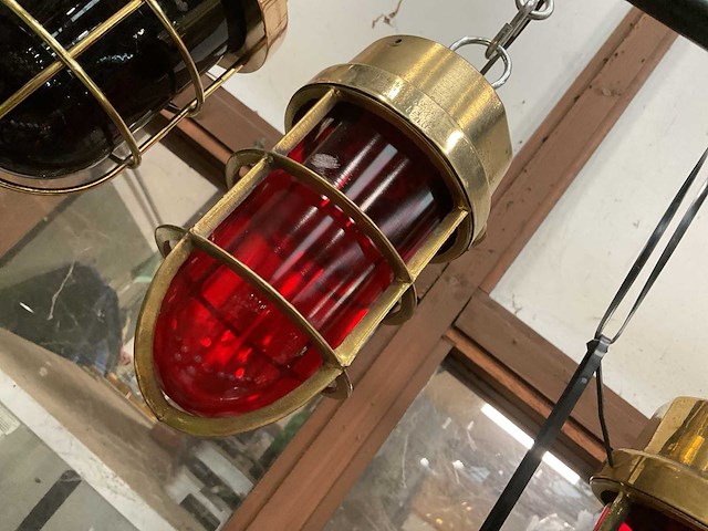 Vintage marine lamp - afbeelding 1 van  3