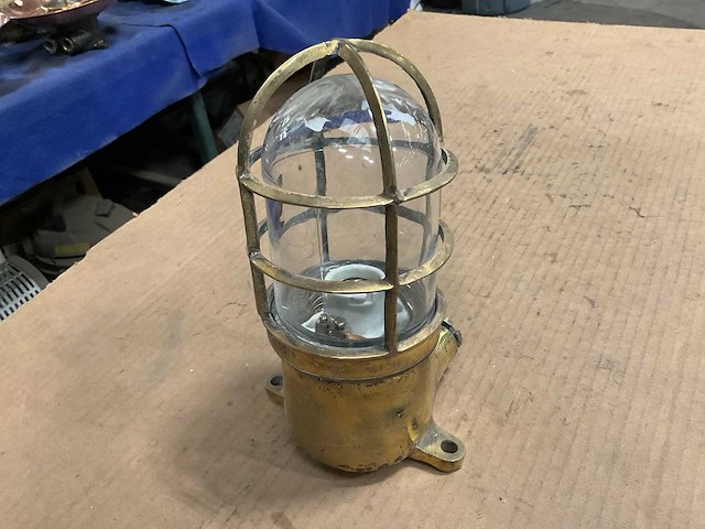 Vintage marine lamp - afbeelding 2 van  4