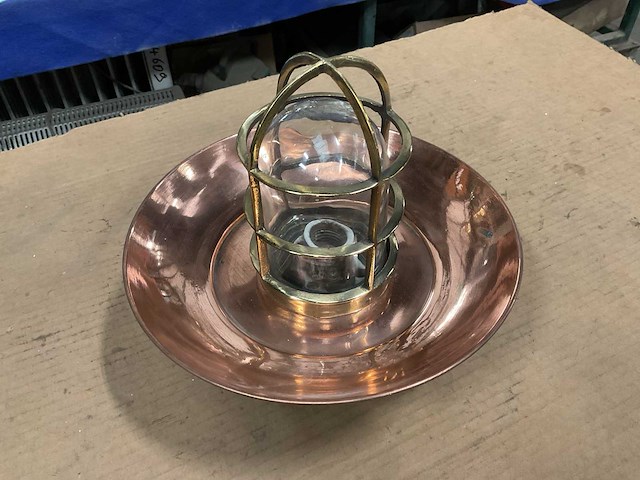 Vintage marine lamp - afbeelding 1 van  3