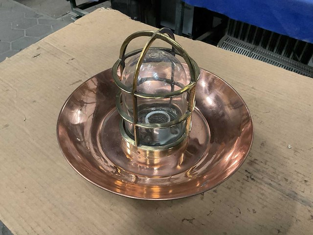 Vintage marine lamp - afbeelding 2 van  3
