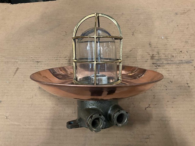 Vintage marine lamp - afbeelding 3 van  3