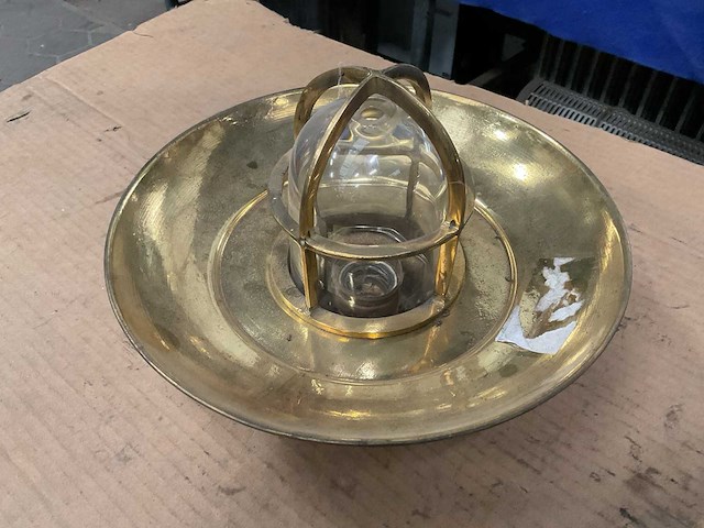 Vintage marine lamp - afbeelding 2 van  3