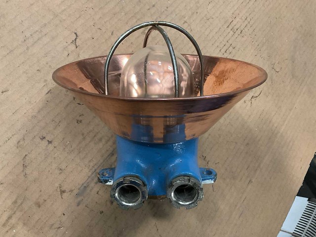 Vintage marine lamp - afbeelding 3 van  3