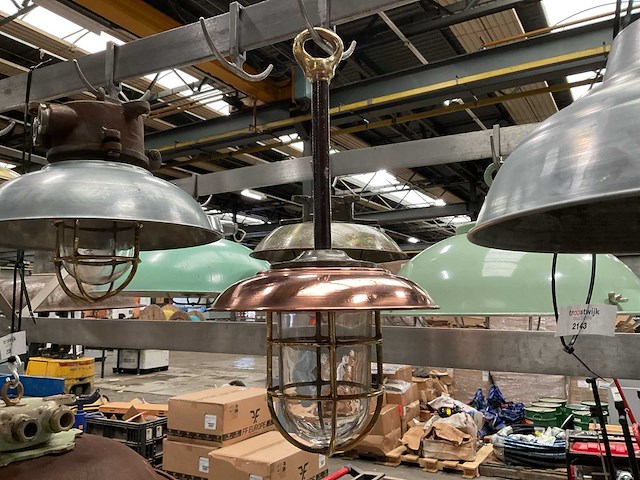 Vintage marine lamp - afbeelding 2 van  3