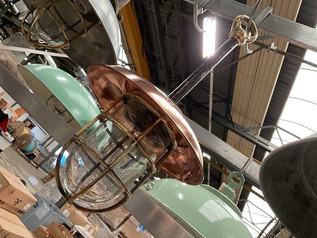 Vintage marine lamp - afbeelding 3 van  3