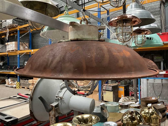 Vintage marine lamp - afbeelding 1 van  4