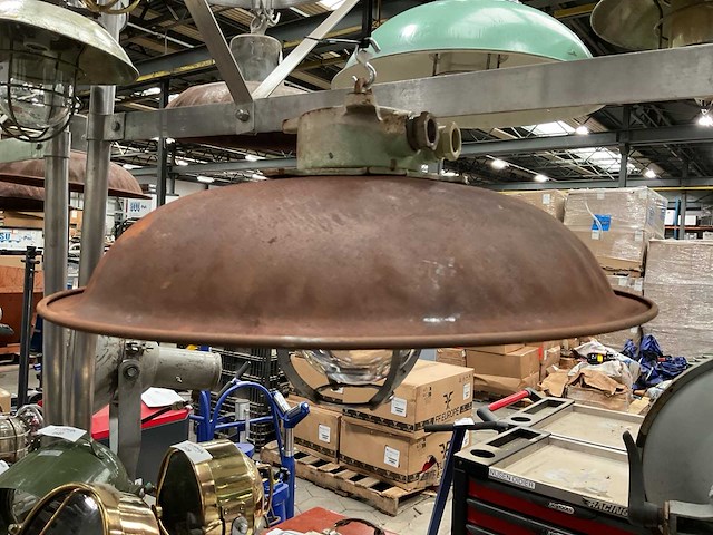 Vintage marine lamp - afbeelding 2 van  4