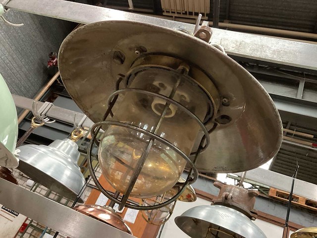 Vintage marine lamp - afbeelding 1 van  3