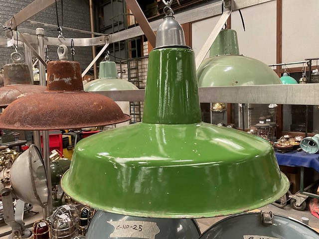 Vintage marine lamp - afbeelding 2 van  3