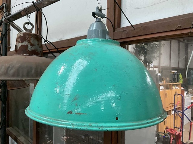 Vintage marine lamp - afbeelding 2 van  3