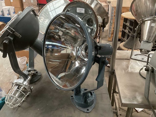 Vintage marine lamp - afbeelding 2 van  5