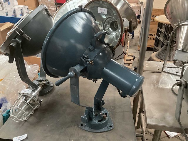 Vintage marine lamp - afbeelding 3 van  5