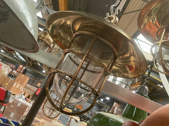 Vintage marine lamp - afbeelding 3 van  3
