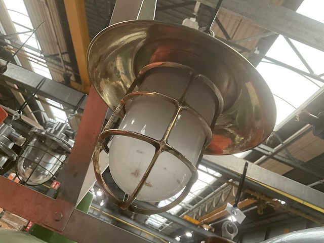 Vintage marine lamp - afbeelding 3 van  3