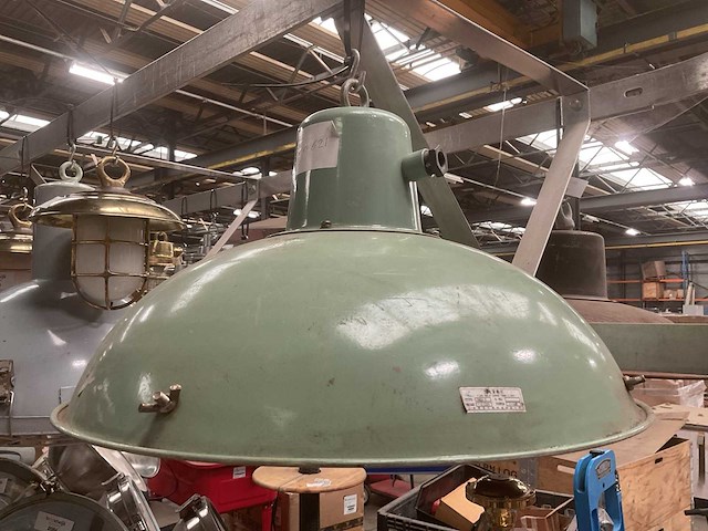 Vintage marine lamp - afbeelding 2 van  3