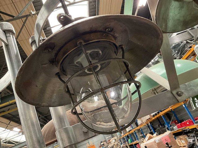 Vintage marine lamp - afbeelding 3 van  3