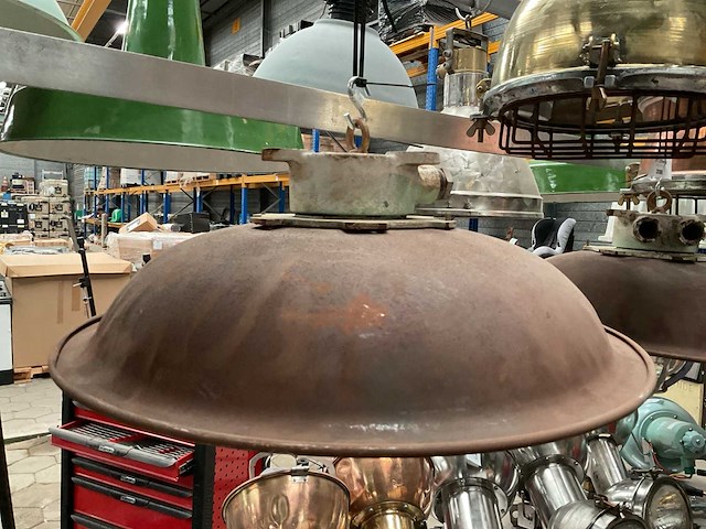 Vintage marine lamp - afbeelding 1 van  3