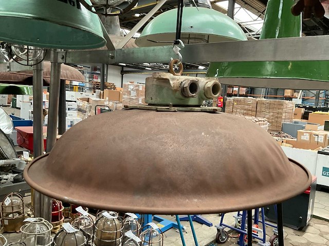 Vintage marine lamp - afbeelding 2 van  3