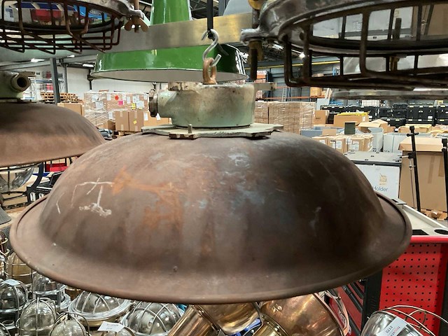 Vintage marine lamp - afbeelding 2 van  3