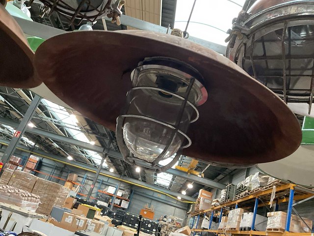 Vintage marine lamp - afbeelding 3 van  3