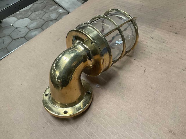 Vintage marine lamp - afbeelding 2 van  3