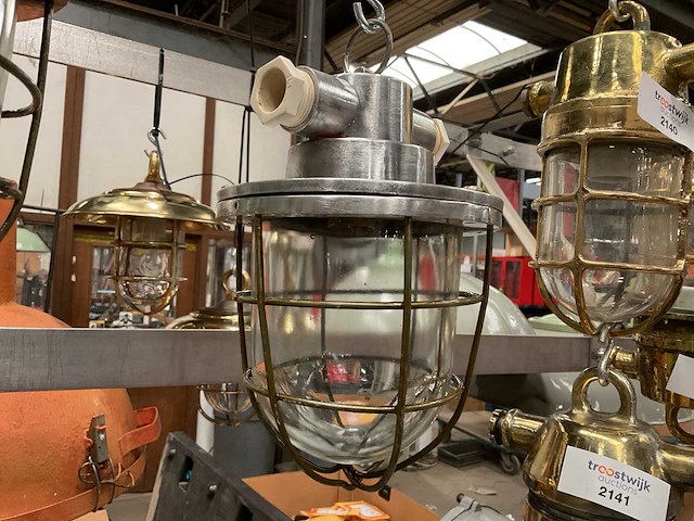 Vintage marine lamp - afbeelding 1 van  3