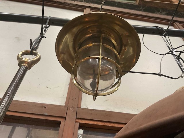 Vintage marine lamp - afbeelding 2 van  2