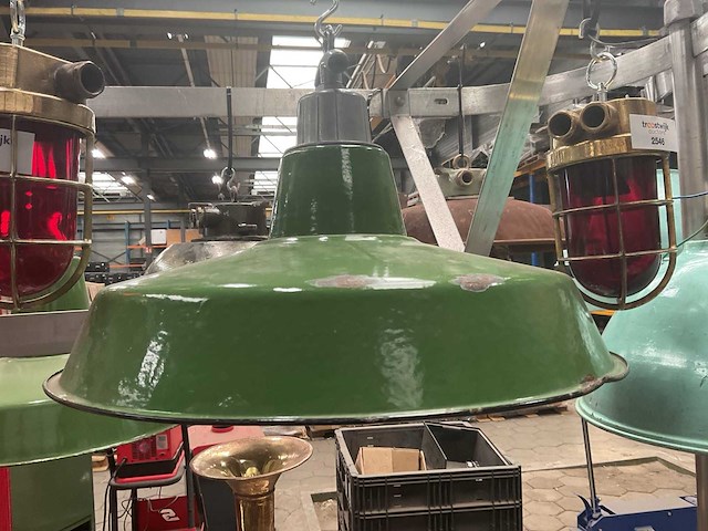 Vintage marine lamp - afbeelding 1 van  2