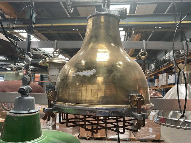 Vintage marine lamp - afbeelding 1 van  3