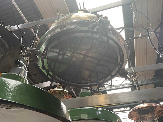 Vintage marine lamp - afbeelding 2 van  3