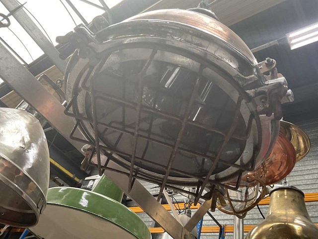 Vintage marine lamp - afbeelding 2 van  3