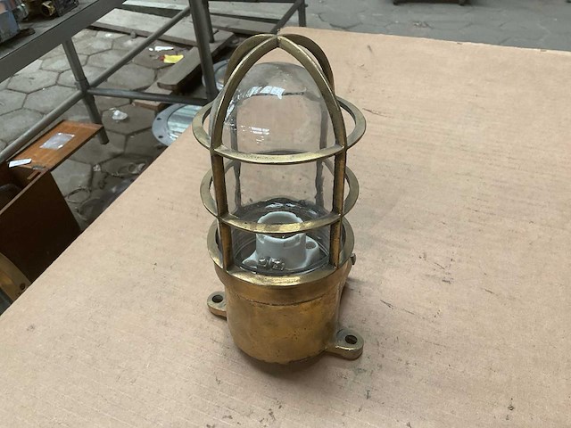 Vintage marine lamp - afbeelding 2 van  4