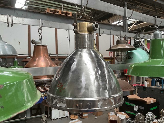 Vintage marine lamp - afbeelding 1 van  3