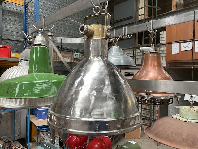 Vintage marine lamp - afbeelding 2 van  3