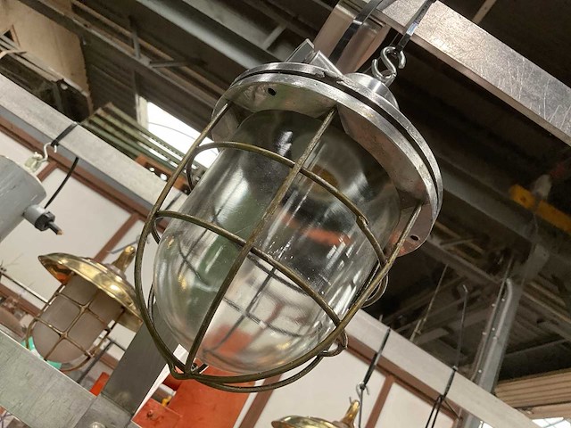 Vintage marine lamp - afbeelding 3 van  3