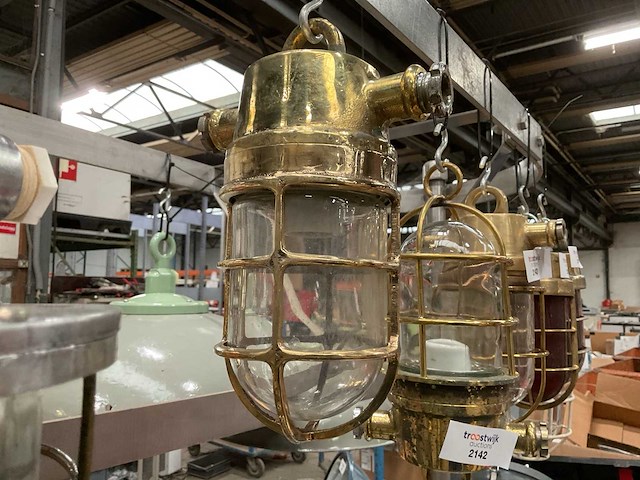 Vintage marine lamp - afbeelding 1 van  1
