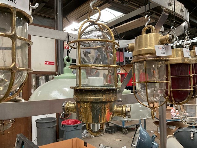 Vintage marine lamp - afbeelding 1 van  3