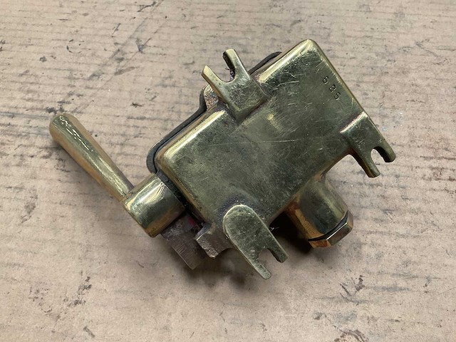 Vintage marine messinghendelklep - afbeelding 5 van  5