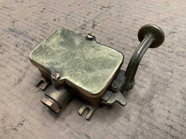 Vintage marine morse push button - afbeelding 2 van  5