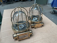 Vintage marine pendant light (2x) - afbeelding 1 van  5