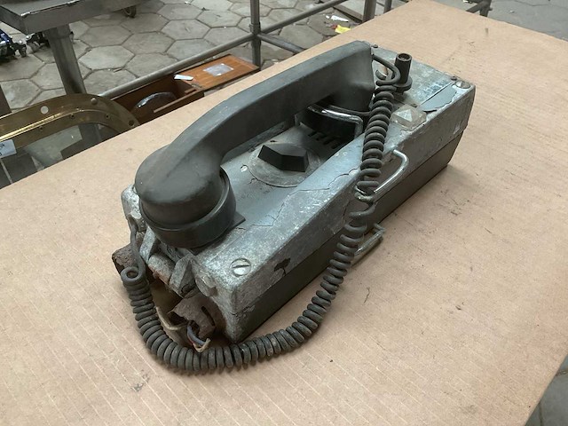 Vintage marine ship telephone set - afbeelding 1 van  4
