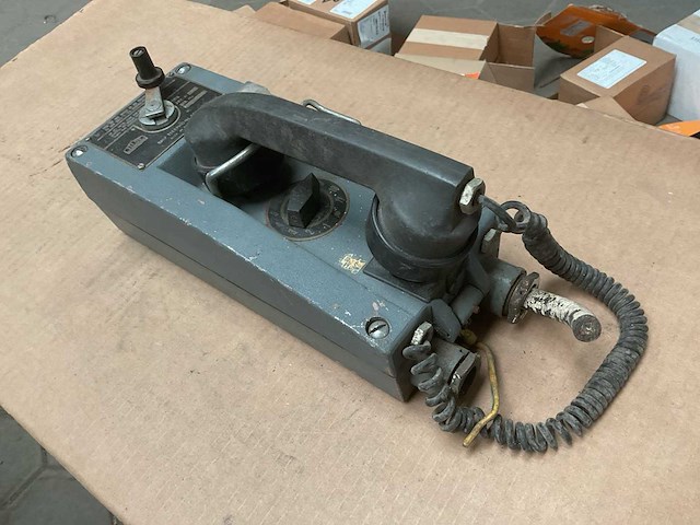 Vintage marine ship telephone set - afbeelding 2 van  5