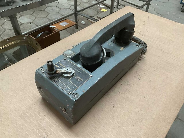 Vintage marine ship telephone set - afbeelding 3 van  5