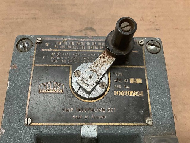 Vintage marine ship telephone set - afbeelding 5 van  5
