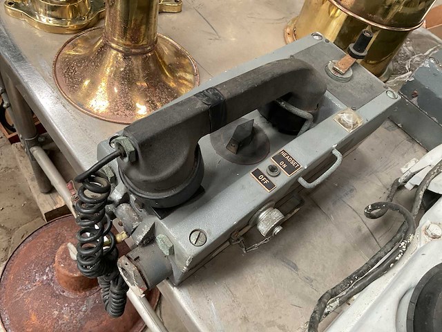 Vintage marine ship telephone set - afbeelding 1 van  4